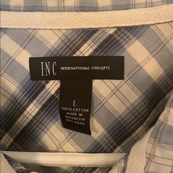 INC Men’s snap button up - Picture 2 of 6